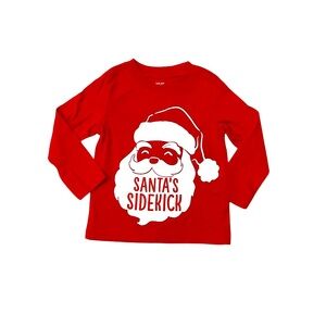 🎄🆕 Bright Red Christmas Santa Tee Shirt